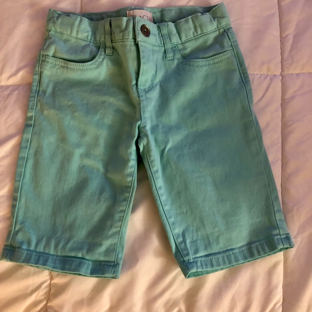 Children's Stretch Bermuda Shorts - Aqua